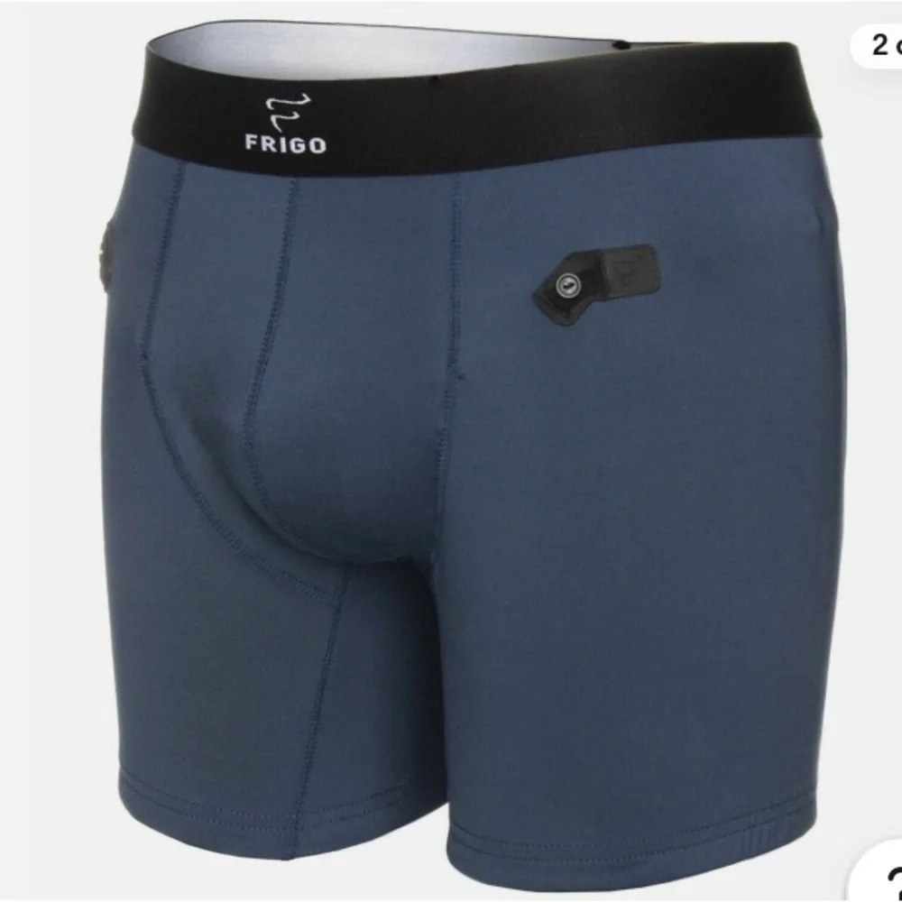 Frigo Men’s Briefs 3 Pair coolmax stretch collection trunks size Medium Blue NWT